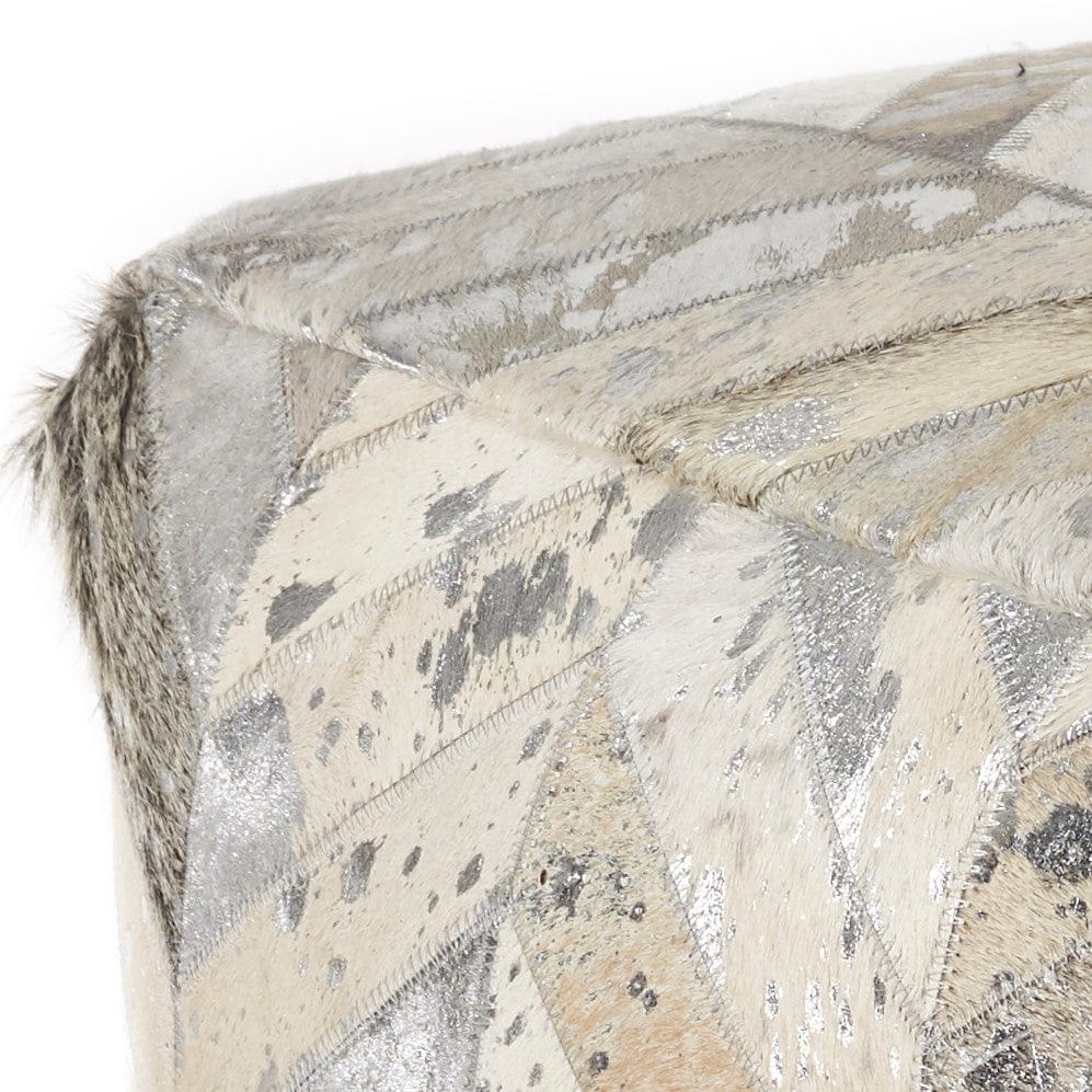 Ivory Square Geometric Area Rug