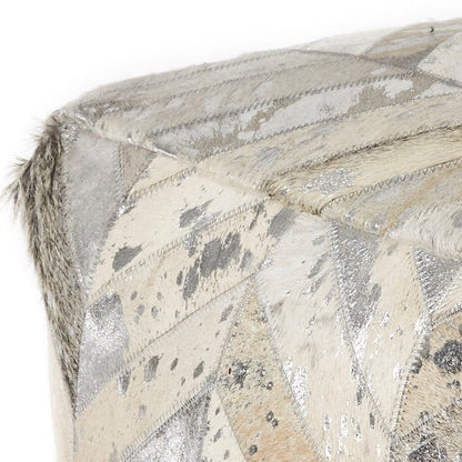 Ivory Square Geometric Area Rug