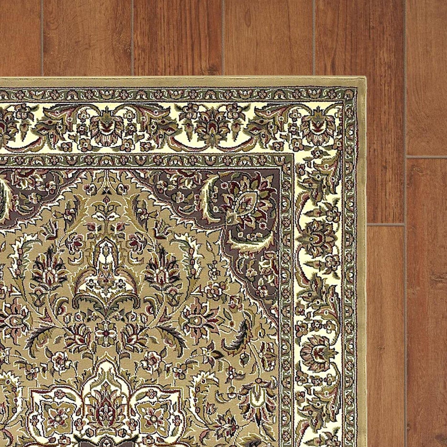 9' X 13'  Polypropylene Beige Or  Ivory  Area Rug