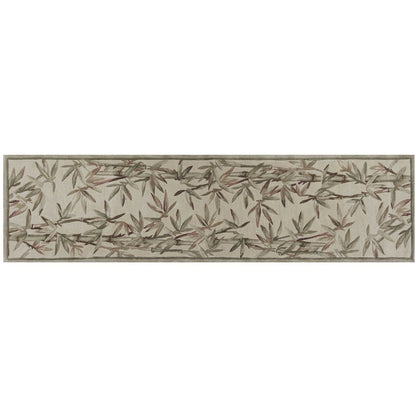 8' X 10'  Wool Ivory  Area Rug