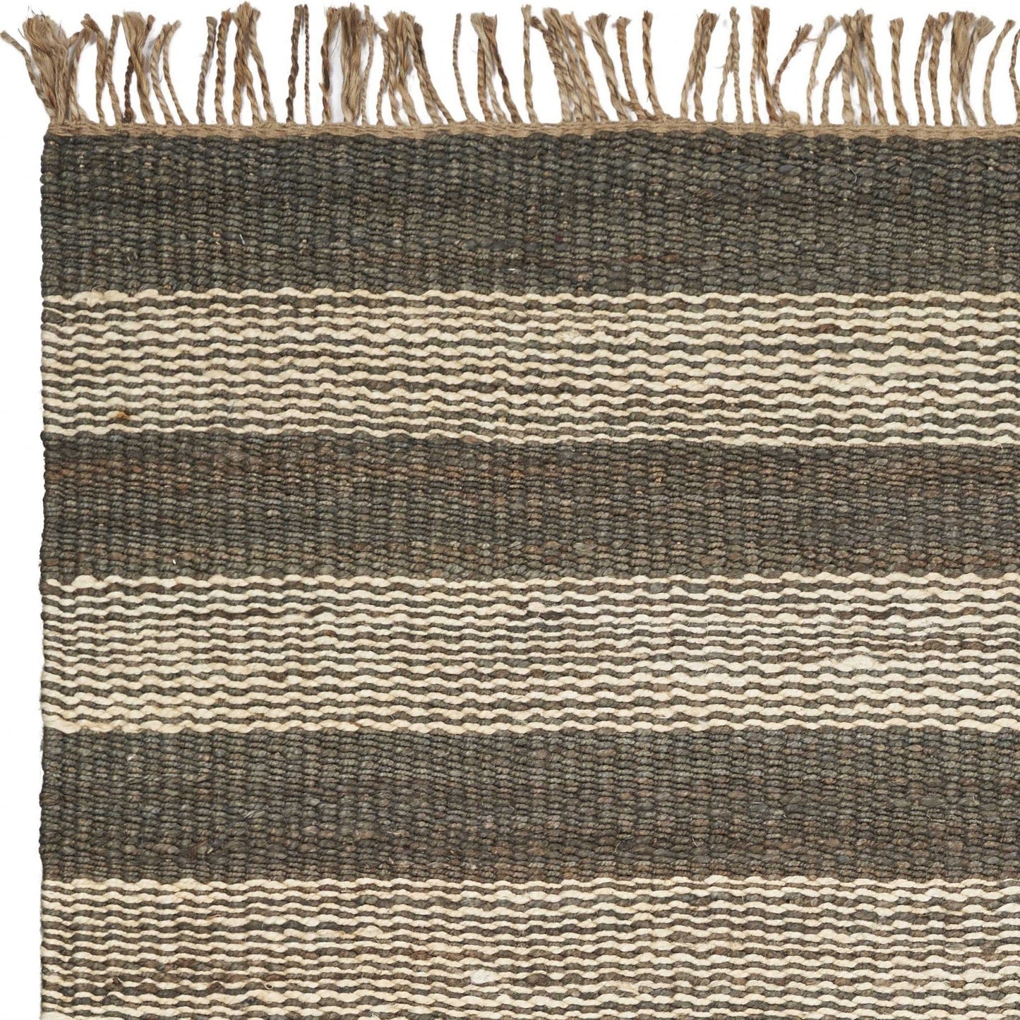 5' X 7' Jute Slate Area Rug