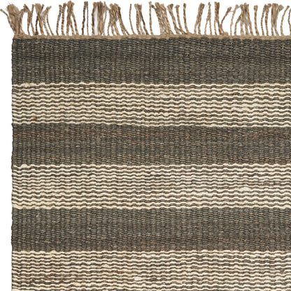 5' X 7' Jute Slate Area Rug