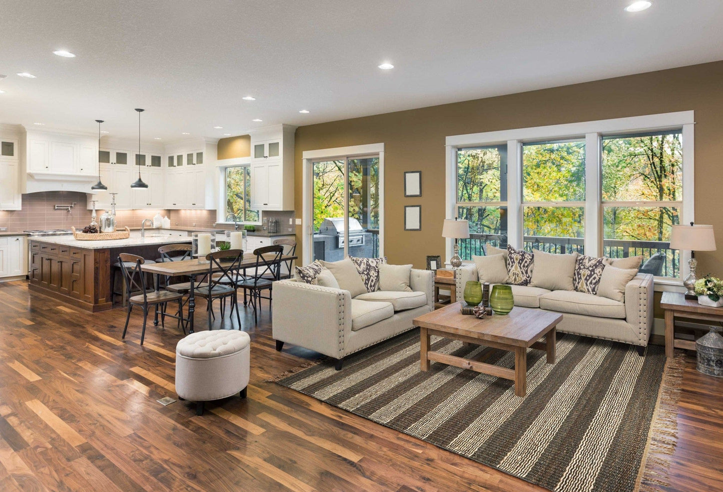 5' X 7' Jute Slate Area Rug