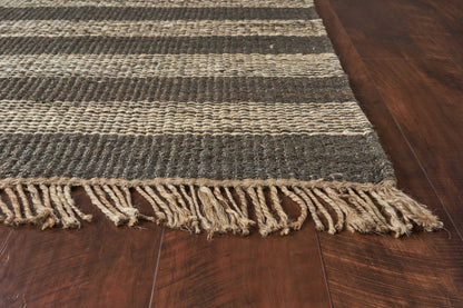 5' X 7' Jute Slate Area Rug
