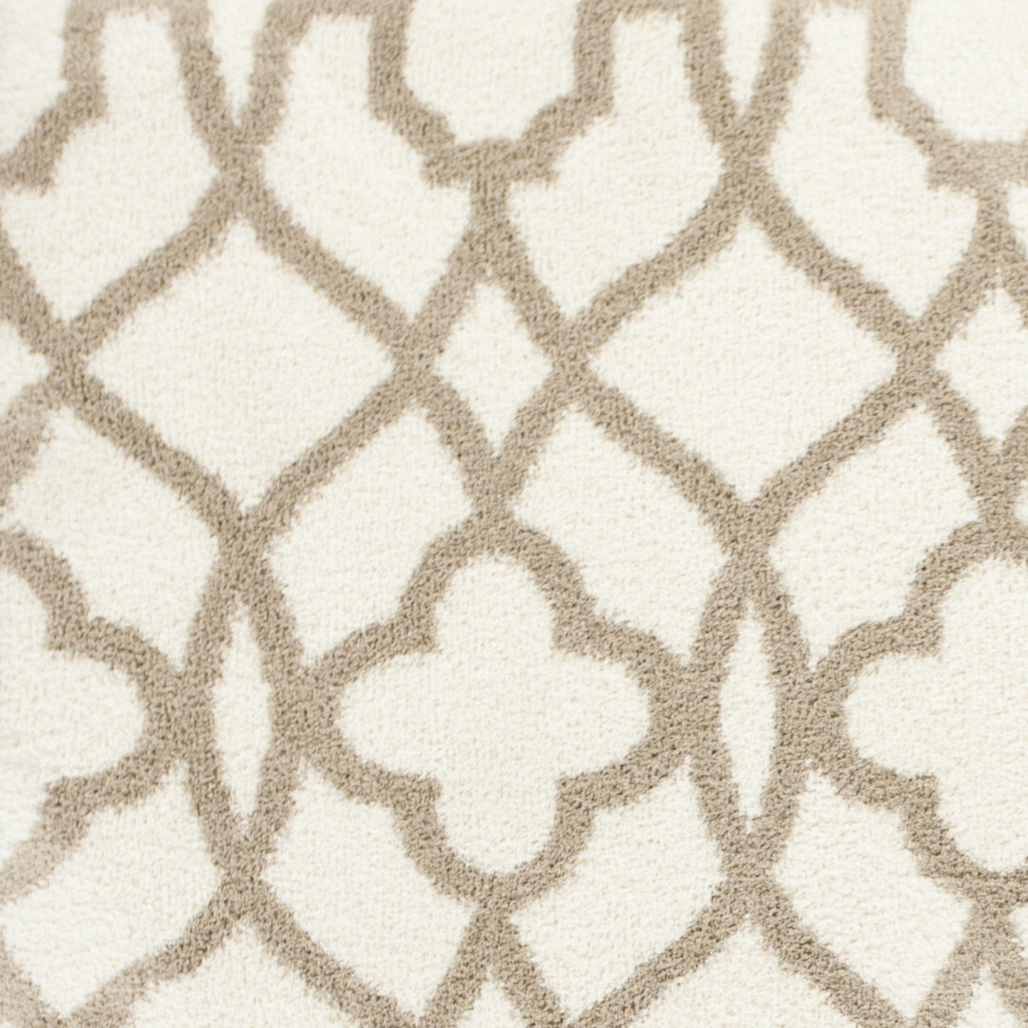 7 X 10 Microfiber Ivory Or Beige Area Rug