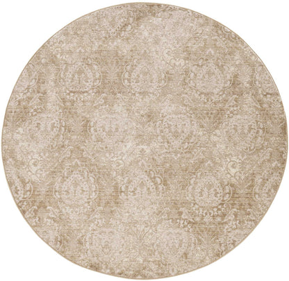 8'X10' Sea Blue Hand Hooked Bordered Coral Reef Indoor Area Rug