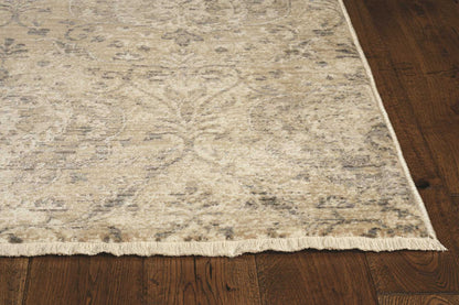 7' X 9'  Polyester Beige Area Rug