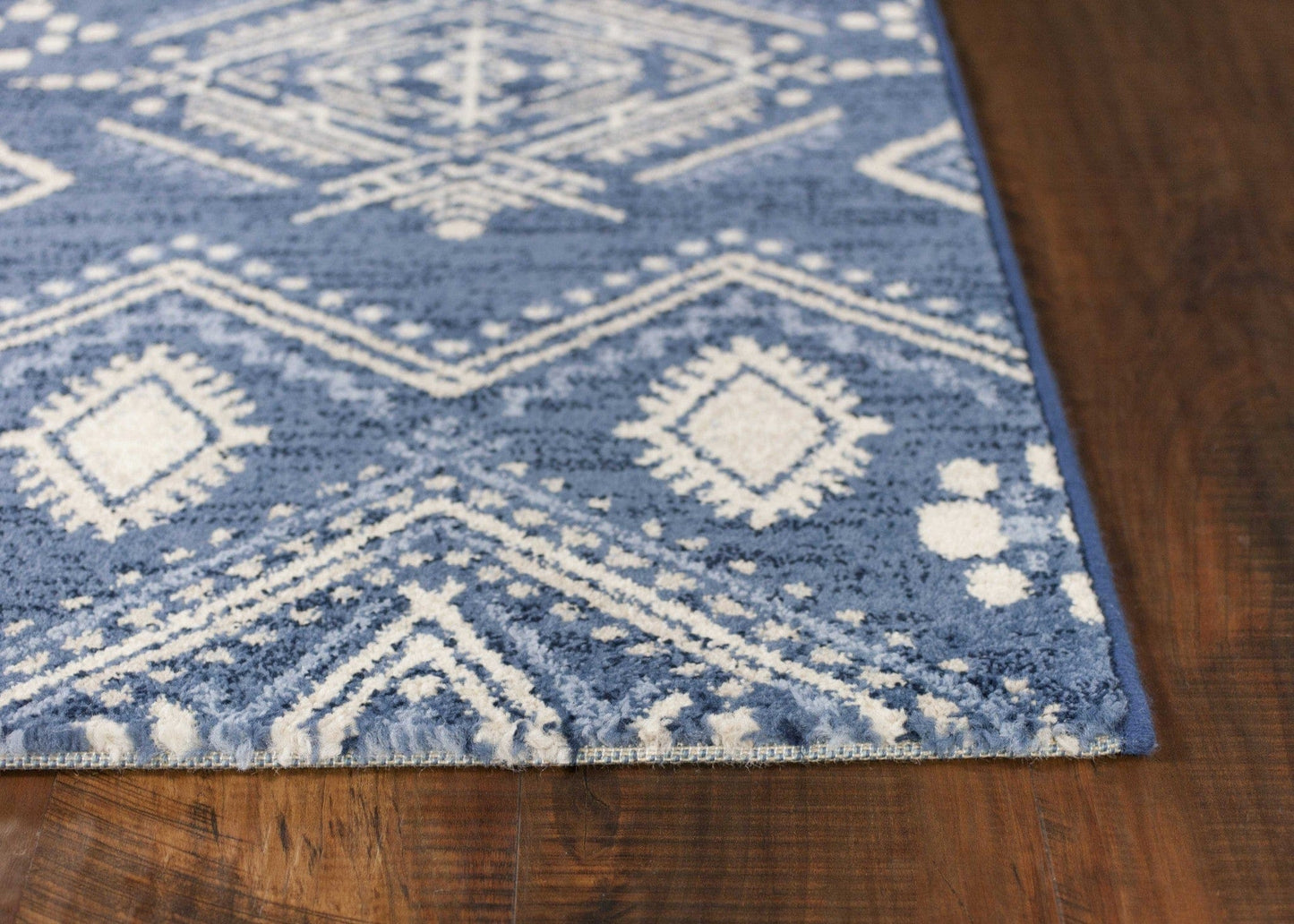 7' X 11'  Polypropylene Demin Area Rug