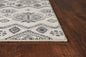 7' X 11'  Polypropylene Ivory Or Grey Area Rug