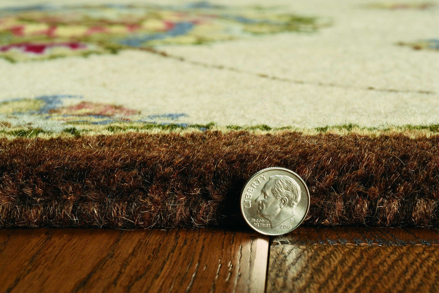 5' X 8' Wool Ivory Area Rug