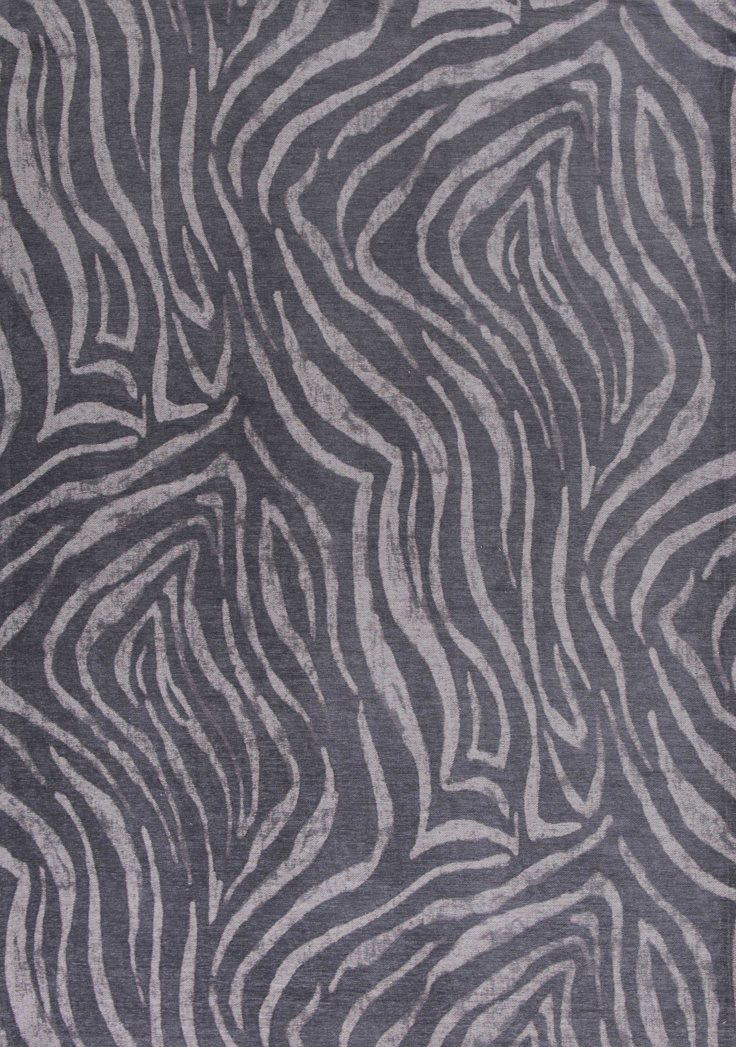 6'7 X 9'6 Polyester Charcoal Area Rug