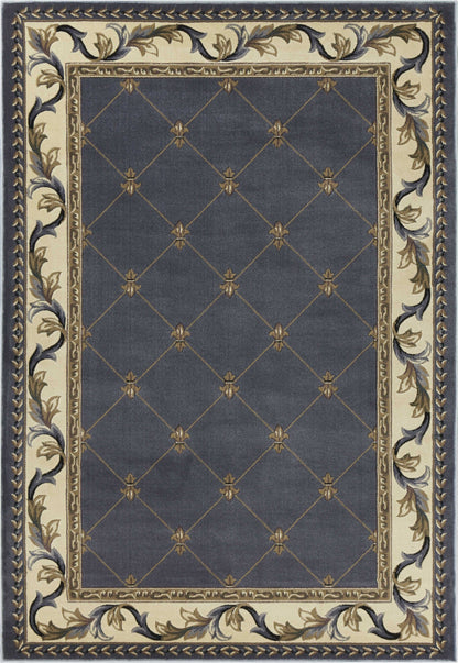9' X 13'  Polypropylene Blue Area Rug