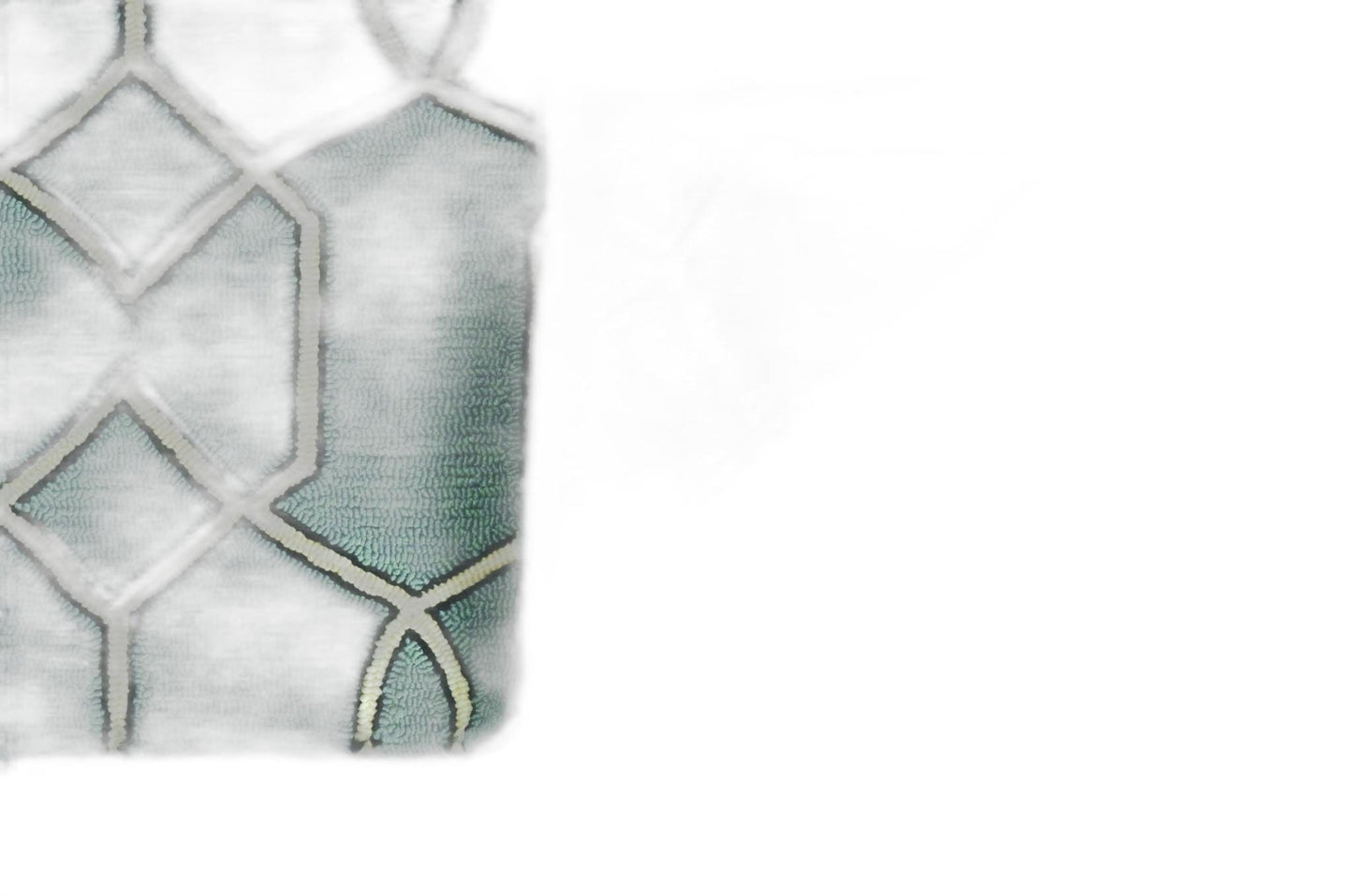 5' X 7' Spa Geometric Trellis Uv Treated Indoor Area Rug