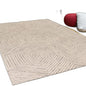 8' X 10'  Wool Ivory  Area Rug