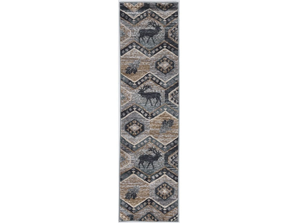 3' X 5' Seafoam Polypropylene Rug