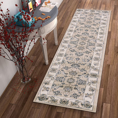 9' X 12'  Polypropylene Beige Or  Ivory  Area Rug