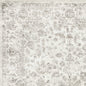 7' X 11'  Viscose Silver Area Rug
