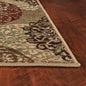 8' X 11' Sage Vintage Circular Patterns Indoor Area Rug