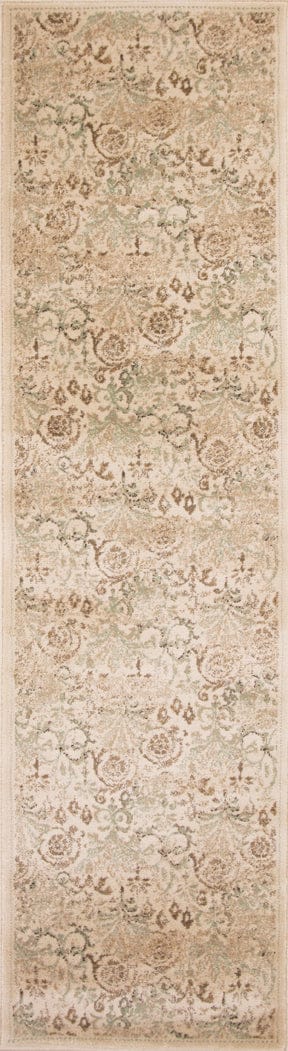 5' X 8' Ivory Vintage Area Rug