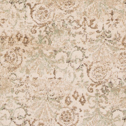 5' X 8' Ivory Vintage Area Rug