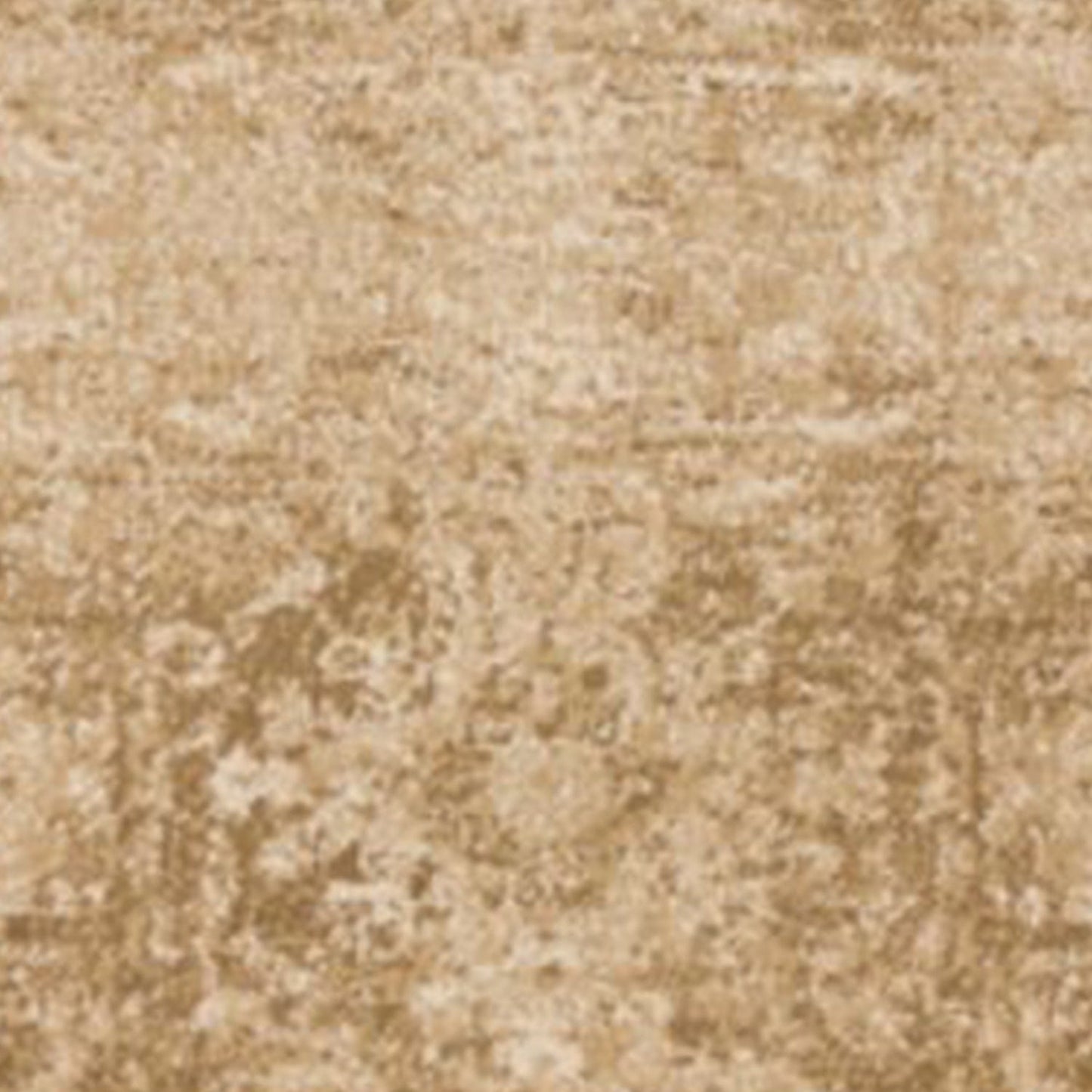 5'X8' Beige Machine Woven Distressed Floral Traditional Indoor Area Rug