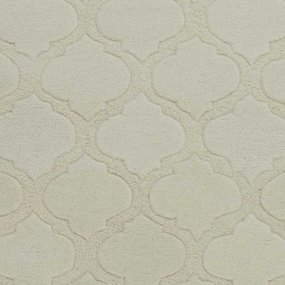 5'X8' Grey Hand Tufted Geometric Indoor Area Rug