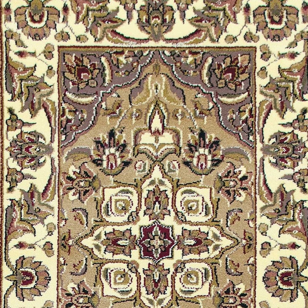 9' X 13'  Polypropylene Beige Or  Ivory  Area Rug