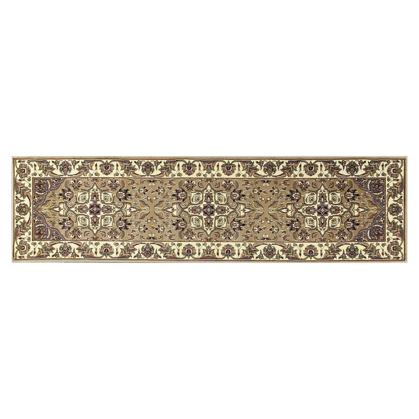 9' X 13'  Polypropylene Beige Or  Ivory  Area Rug