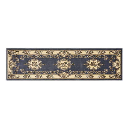 2' X 3' Polypropylene Blue Accent Rug