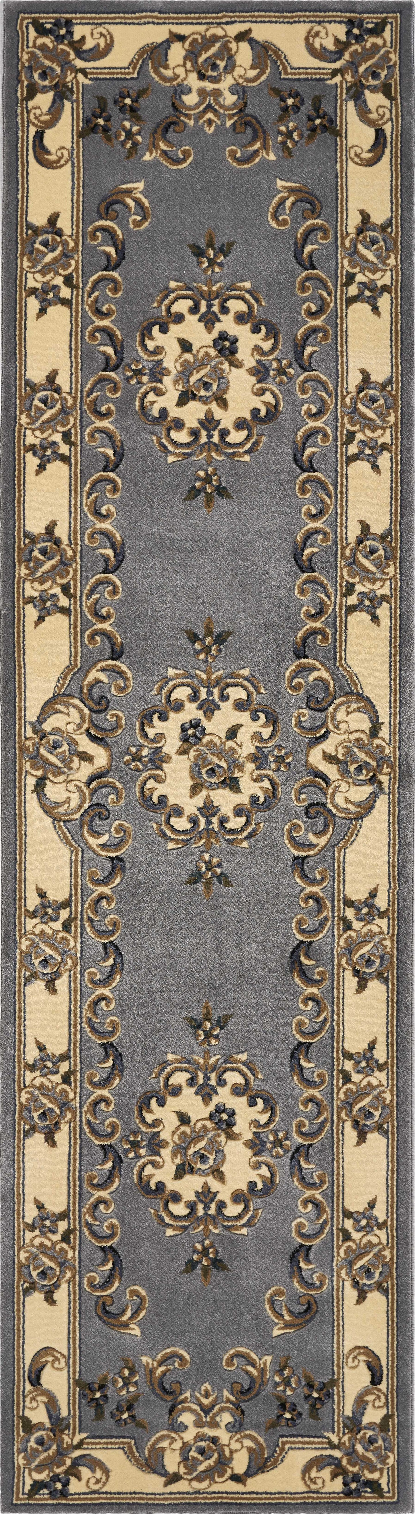 7' X 10'  Polypropylene Slate Blue Area Rug