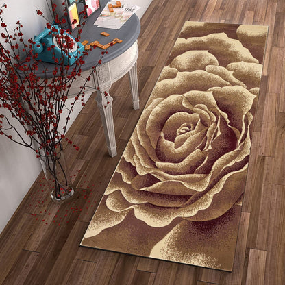 7' X 10'  Polypropylene Ivory Area Rug
