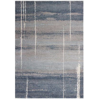7 X 10  Polypropylene Blue Area Rug
