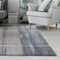 7 X 10  Polypropylene Blue Area Rug