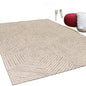 8' X 10'  Wool Ivory  Area Rug