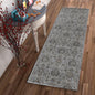 2' X 7' Silver Ancient Viscose Runner Rug