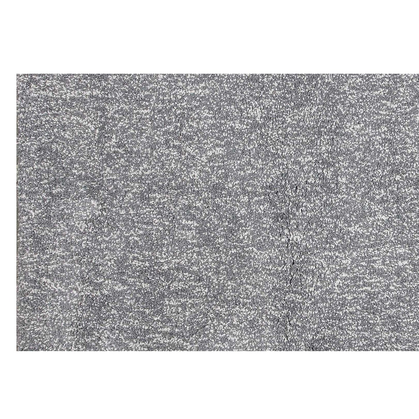 8' Grey Heather Round Indoor Shag Rug