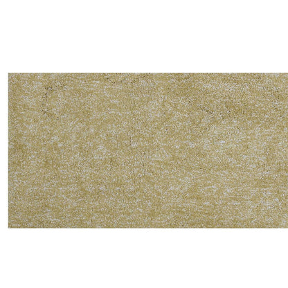 8' Round  Polyester Yellow Heather Area Rug