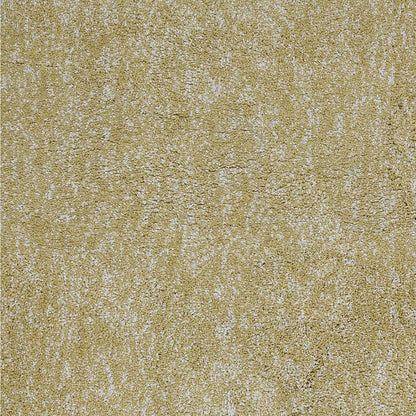 8' Round  Polyester Yellow Heather Area Rug