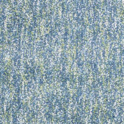 8' Round  Polyester Seafoam Heather Area Rug