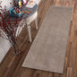 8' Beige Round Indoor Shag Rug
