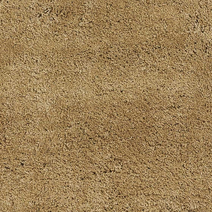 8' Round  Polyester Gold Area Rug