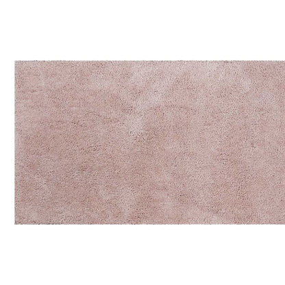 8' Round  Polyester Rose Pink Area Rug