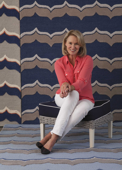 3'3 X 5'3 Wool Indigo Pumice Area Rug