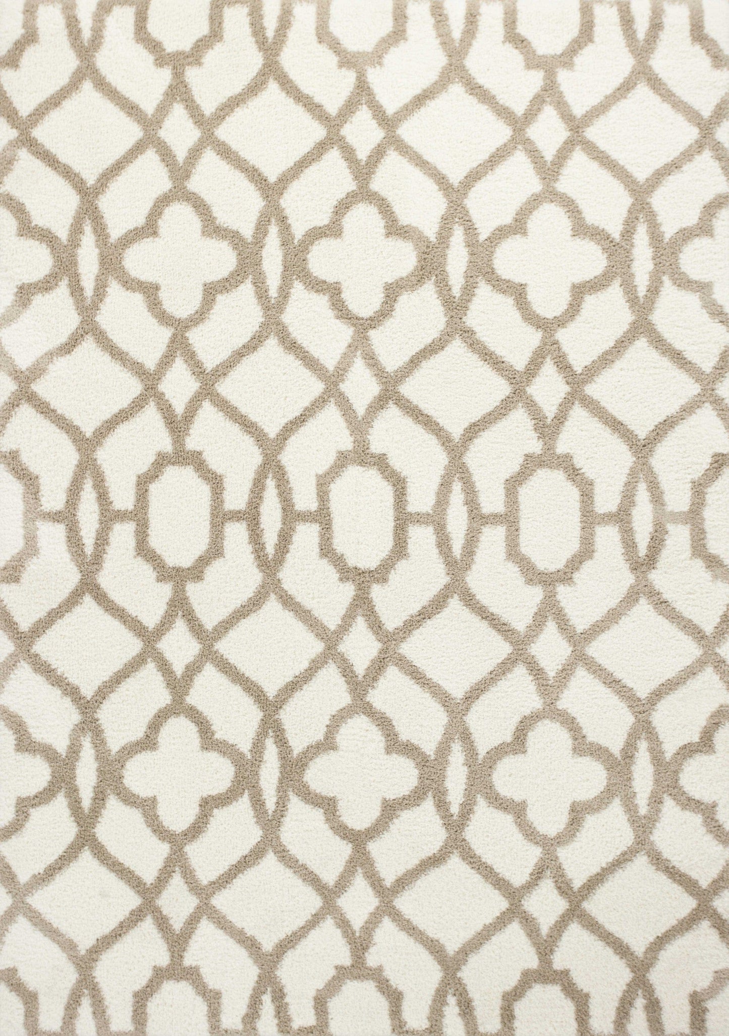7 X 10 Microfiber Ivory Or Beige Area Rug