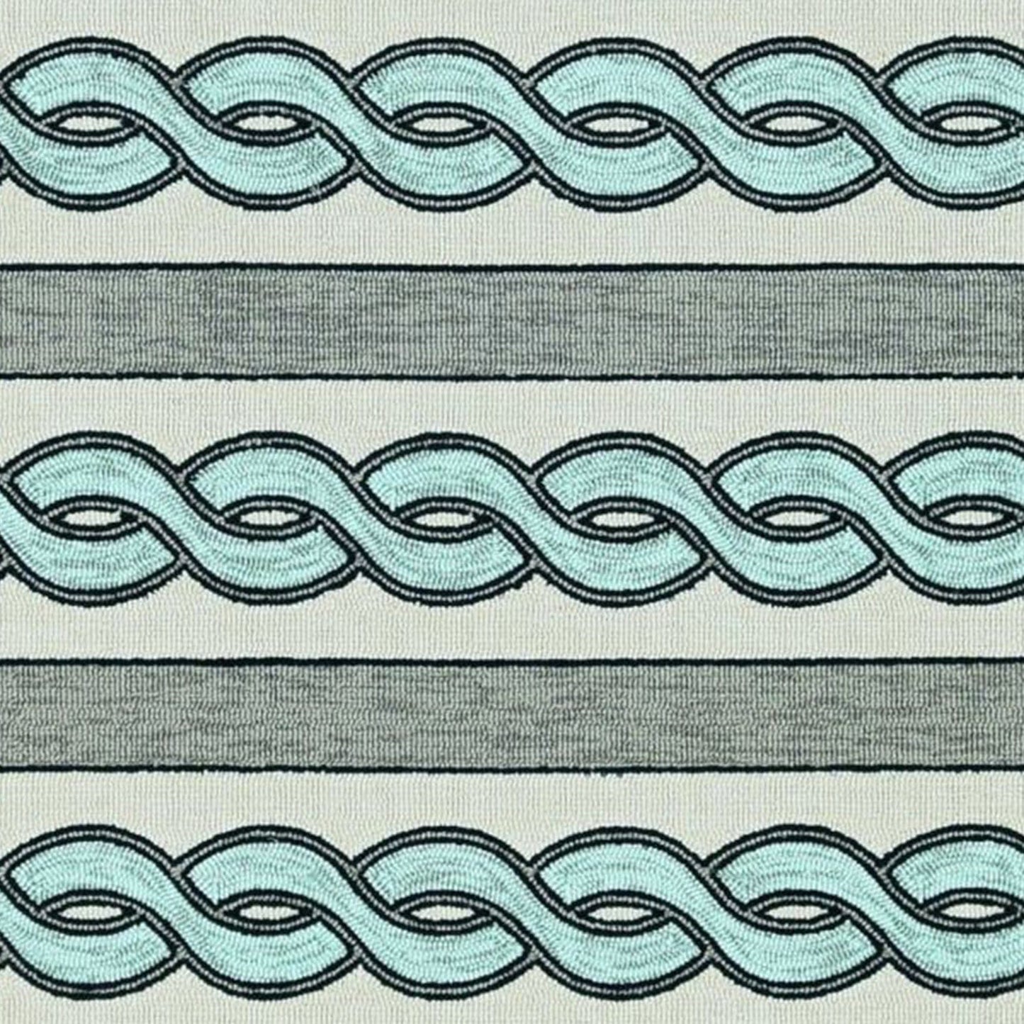 6' X 9'  Uv Treated Polypropylene Ivory Or Spa Area Rug