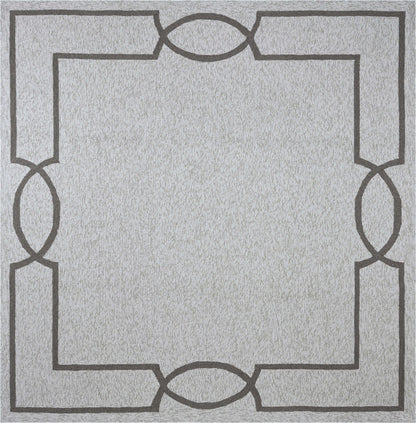 6' X 9'  Uv Treated Polypropylene Oatmeal Area Rug