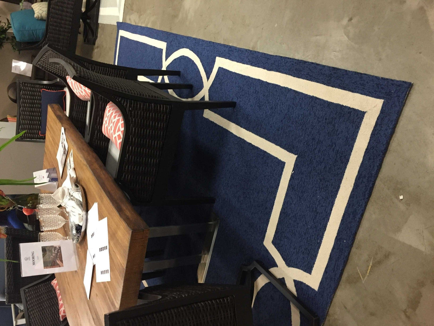 3' X 5' Ocean Coastal Bordered Area Rug