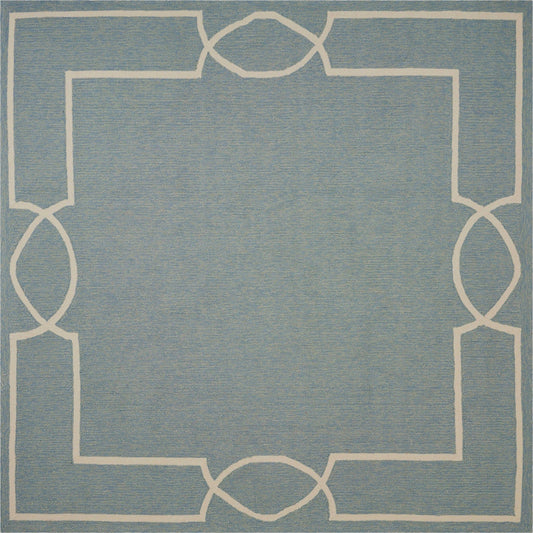 7' Square   Uv Treated Polypropylene Spa Area Rug