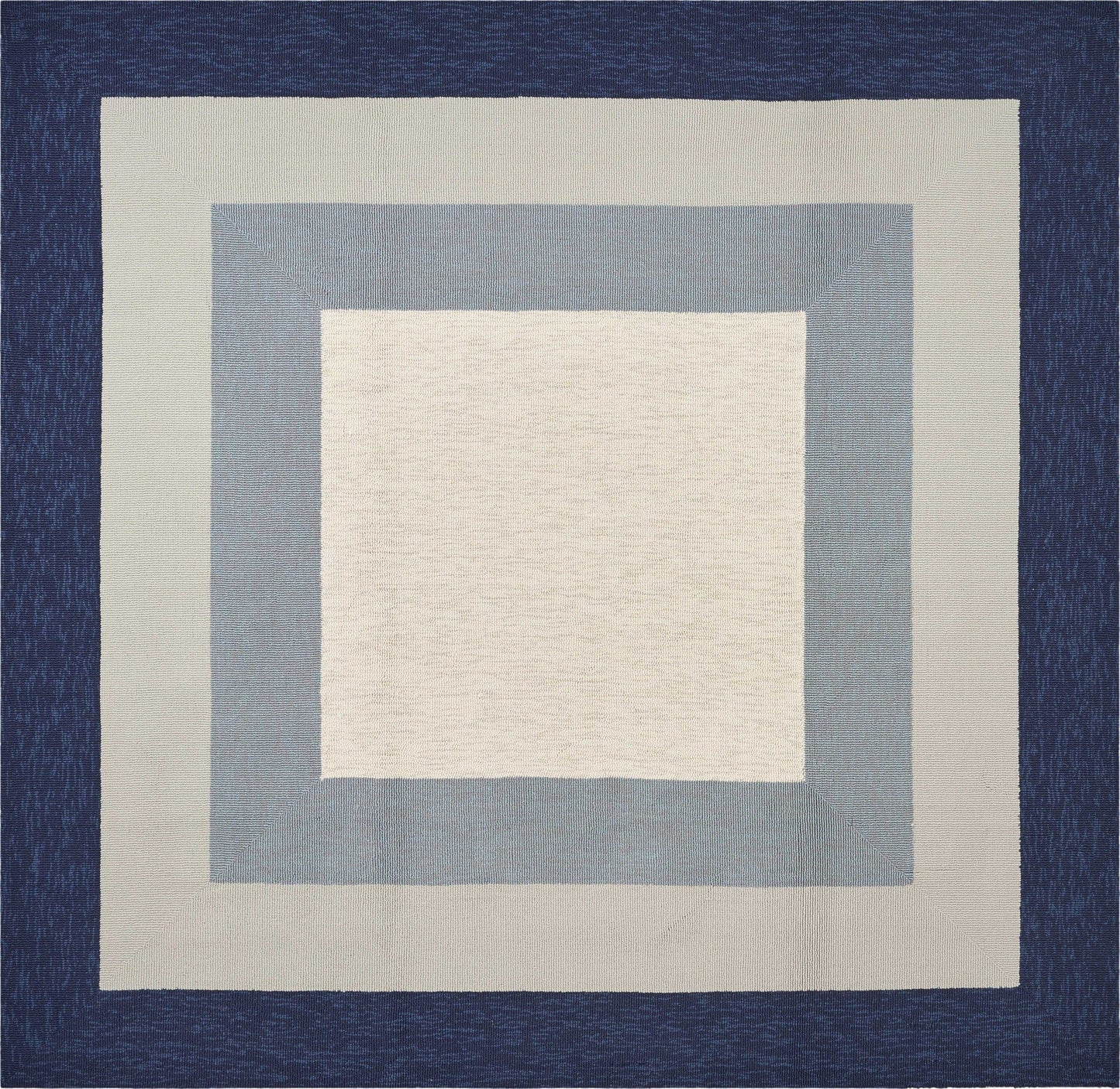 6' X 9'  Uv Treated Polypropylene Slate Or  Navy Area Rug