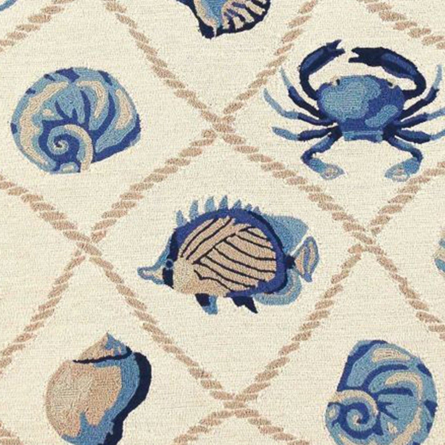 7' X 9'  Uv Treated Polypropylene Sand Area Rug